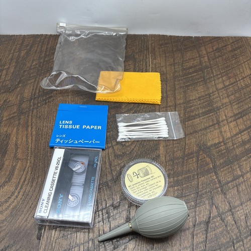 Vtg video camera cleaning kit - video,